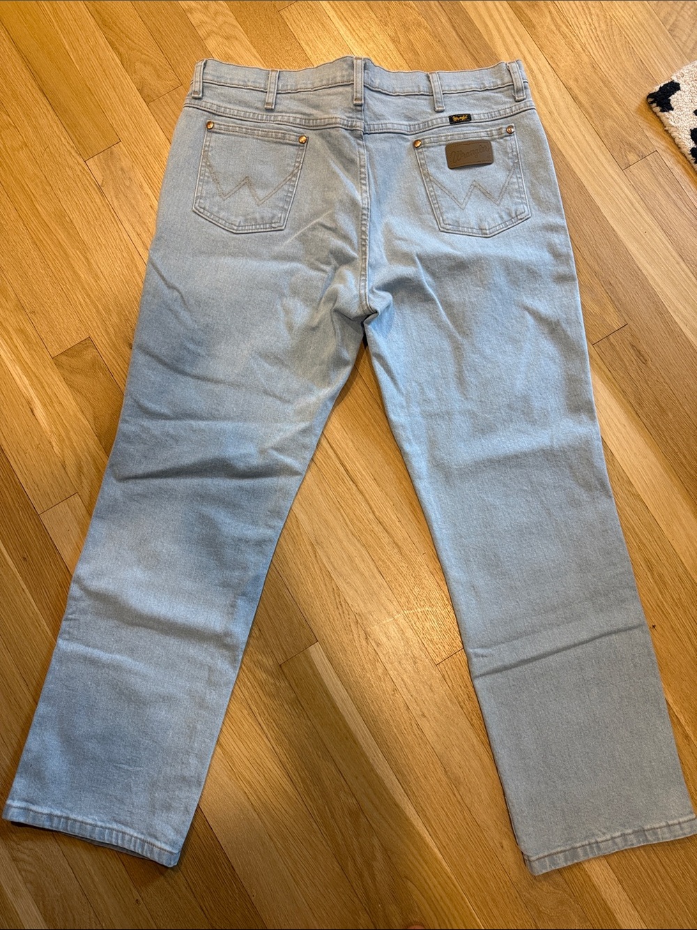 Wrangler Men's Straight Jeans Light Blue